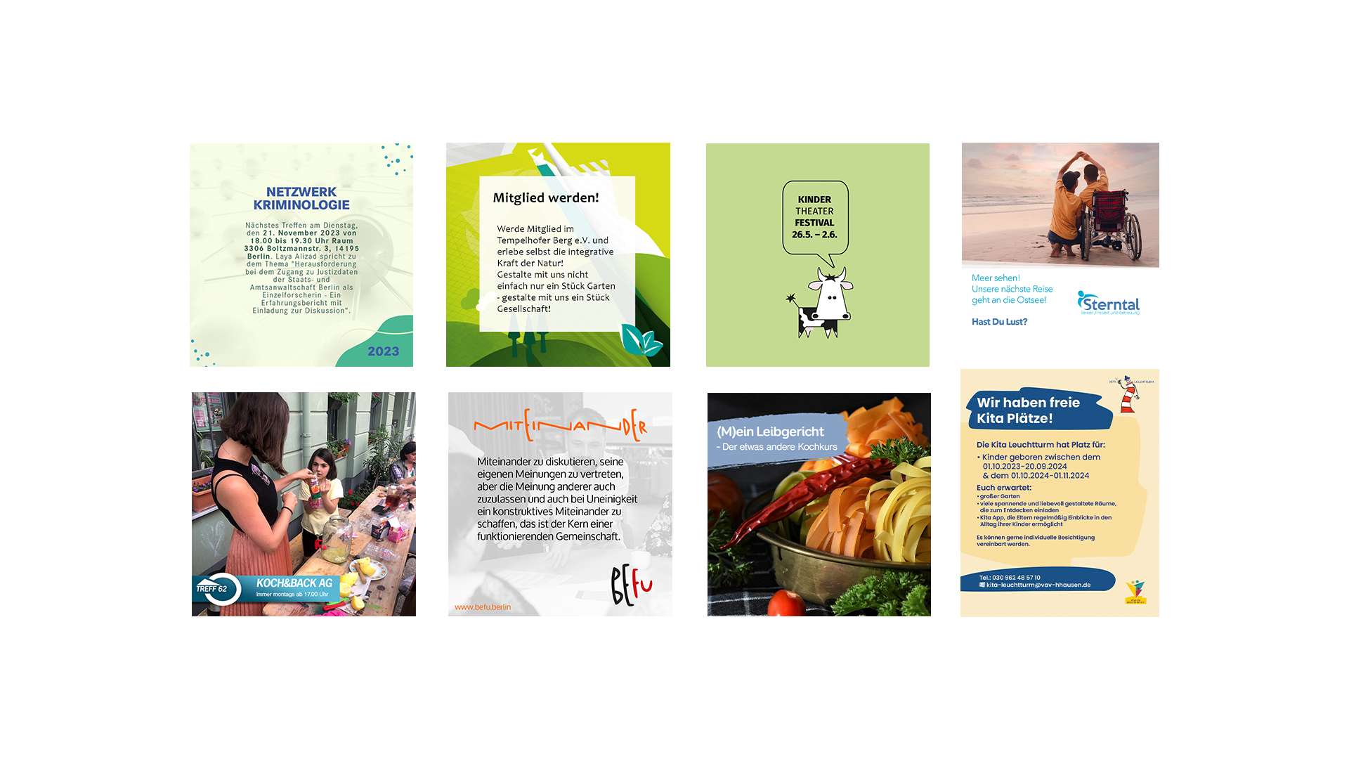 Social Media_ No Unicorn Yet 2 Social Media_ Mock Up von Social Media Posts gemeinnuetziger Vereine